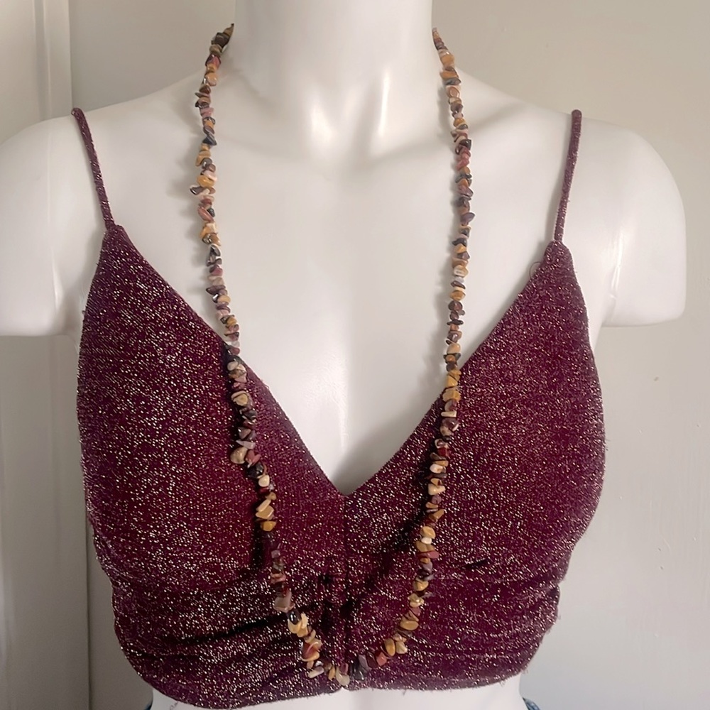 Large jasper necklace